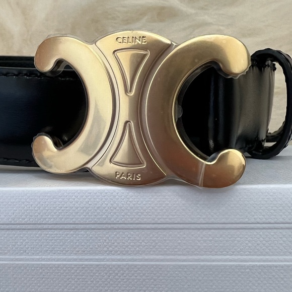 Celine Triomphe medium Belt 75 - Picture 4 of 10